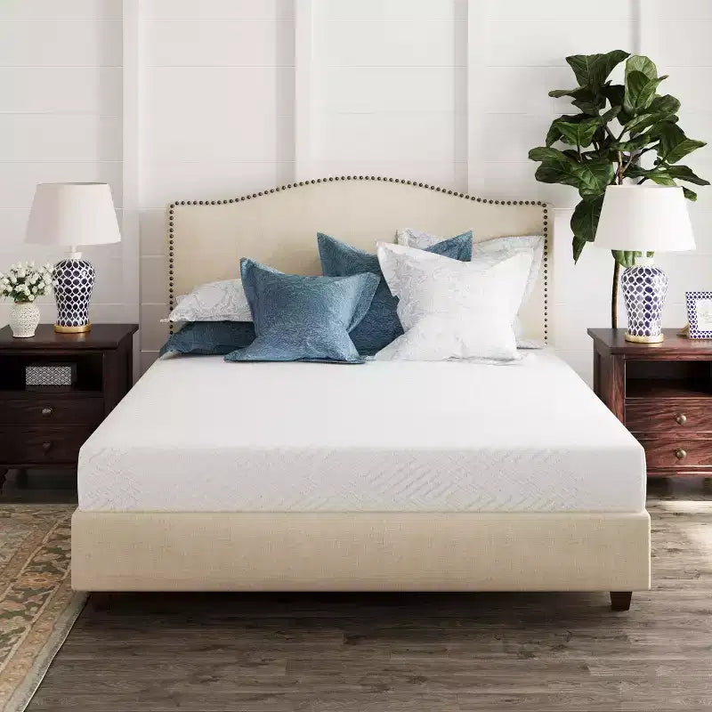 Ego White 6 Medium Gel Green Tea AeroFusion Memory Foam Mattress