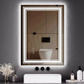 LED Bathroom Mirror  Dimmable, Anti-Fog, Front &amp; Backlit Vanity Mirror with Memory Function