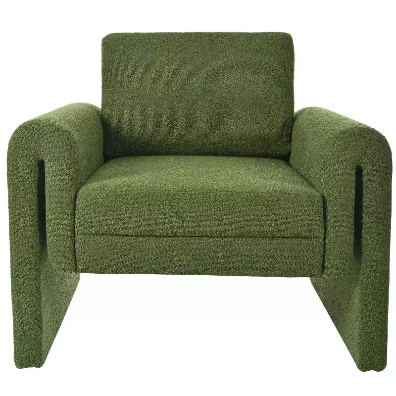 Fauteuils d'appoint Fauteuil d'appoint moderne rembourré en bouclette