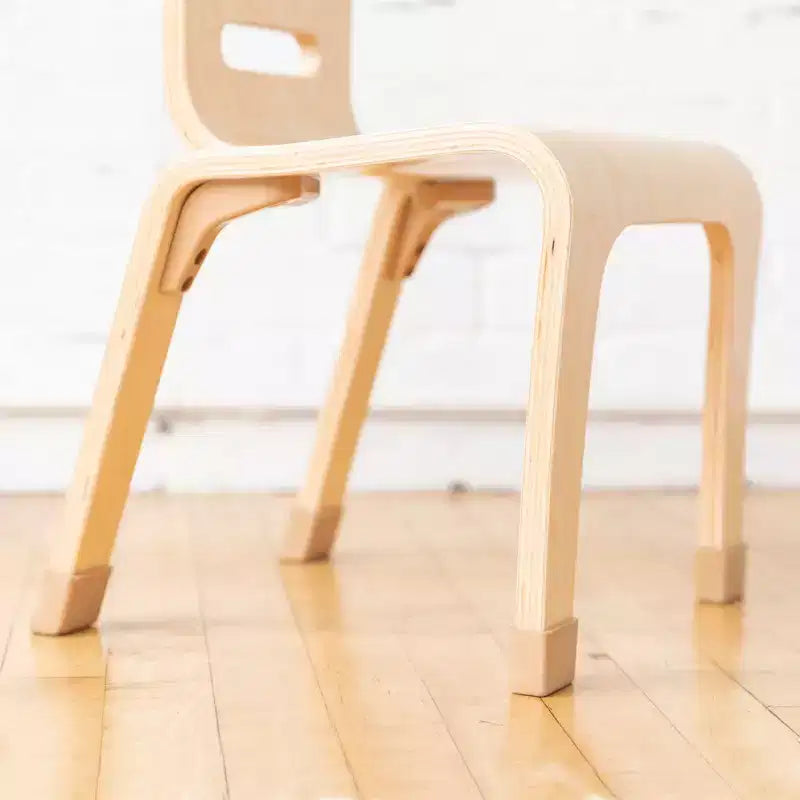Chaise empilable en bois courbé, hauteur d'assise 40,64 cm