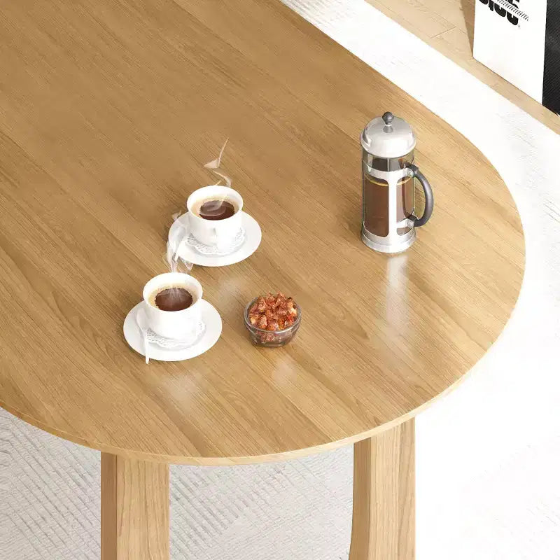 Table de salle à manger ovale avec double piédestal Tables de cuisine