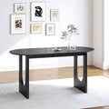 PexFix Oval Dining Table Double Pedestal Kitchen Tables