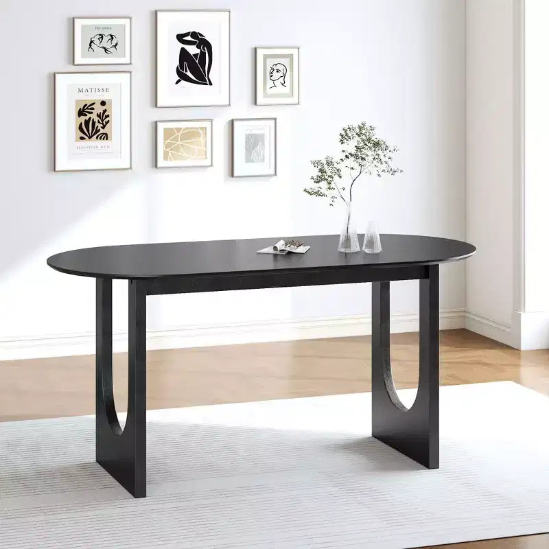 PexFix Oval Dining Table Double Pedestal Kitchen Tables