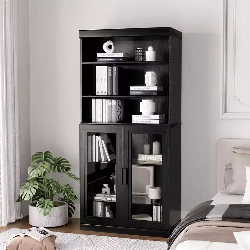 PexFix Wood Accent Cabinet with Adjustable Shelves