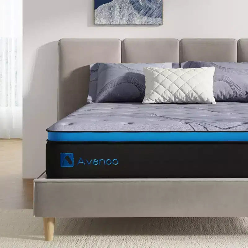 Matelas hybride mi-ferme en mousse à mémoire de forme et ressorts ensachés