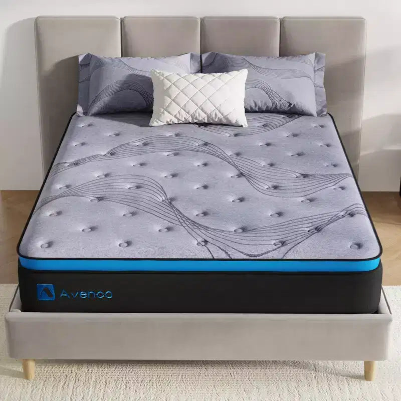 Matelas hybride mi-ferme en mousse à mémoire de forme et ressorts ensachés
