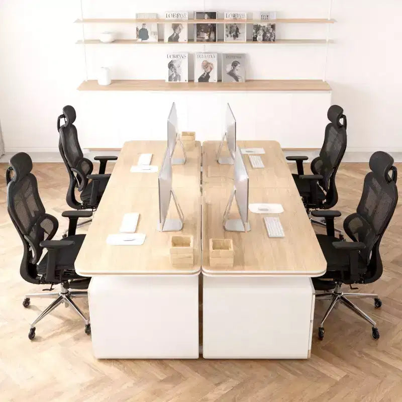 Chaise de bureau ergonomique en maille avec roulettes, soutien lombaire, accoudoirs 3D