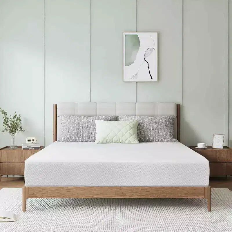 Dyonery Medium Firm Mattress, Memory Foam Mattress with Cooling Gel, Relieve Pressure Medium Firm Support, Cooling Ventilated Foam