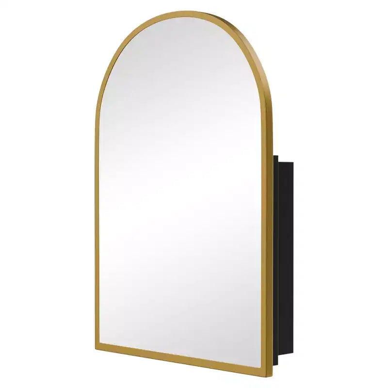 Armoire à pharmacie à miroir arqué Armoire de toilette à miroir encastré