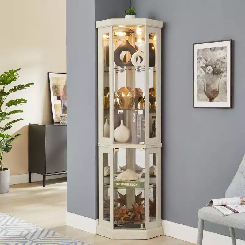Meuble micro-ondes de cuisine avec placage, découpe micro-ondes, étagère réglable