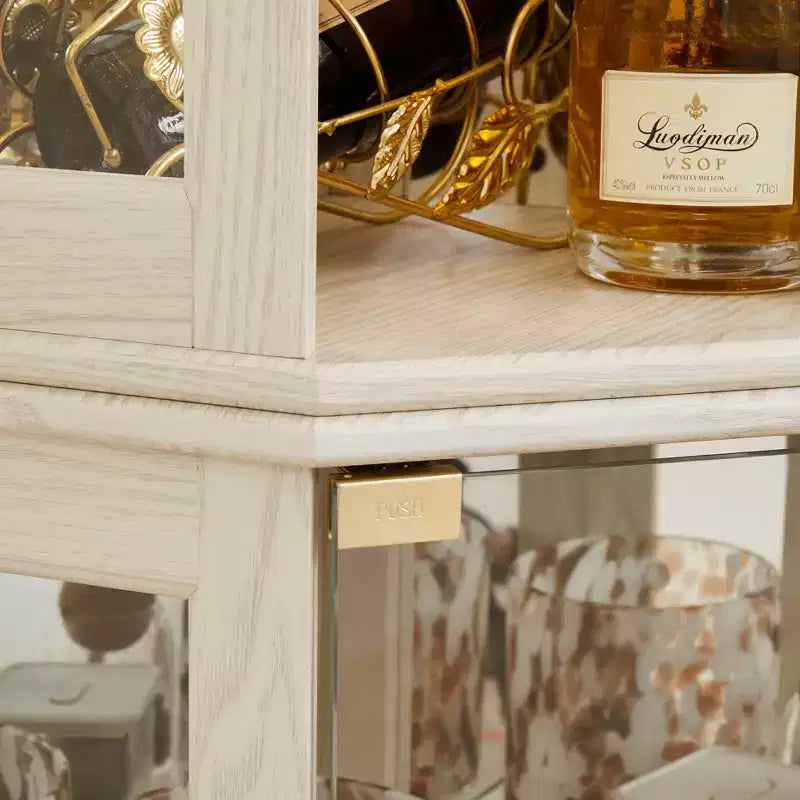 Meuble micro-ondes de cuisine avec placage, découpe micro-ondes, étagère réglable
