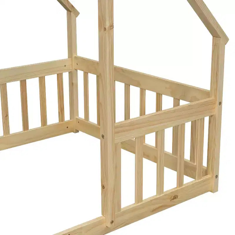 Cadre de lit jumeau rembourré en similicuir, design silencieux