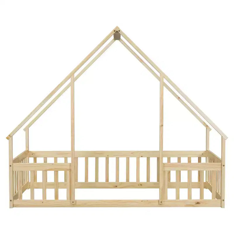 Cadre de lit jumeau rembourré en similicuir, design silencieux