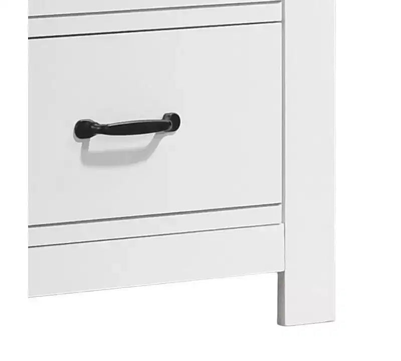 Table de chevet élégante et fonctionnelle à 2 tiroirs pour chambre à coucher ou salon