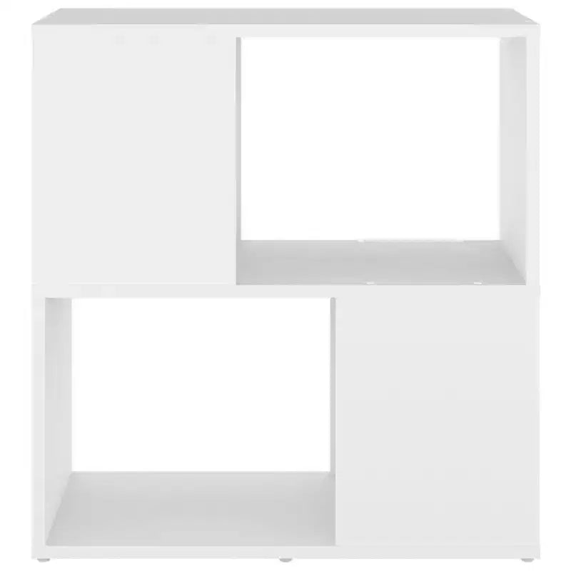 vidaXL Book Cabinet White Engineered wood Medium Book Cabinet