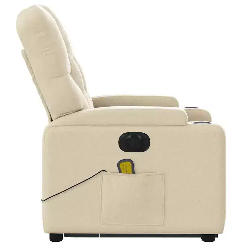vidaXL Stand Up Massage Recliner Chair Dark Gray