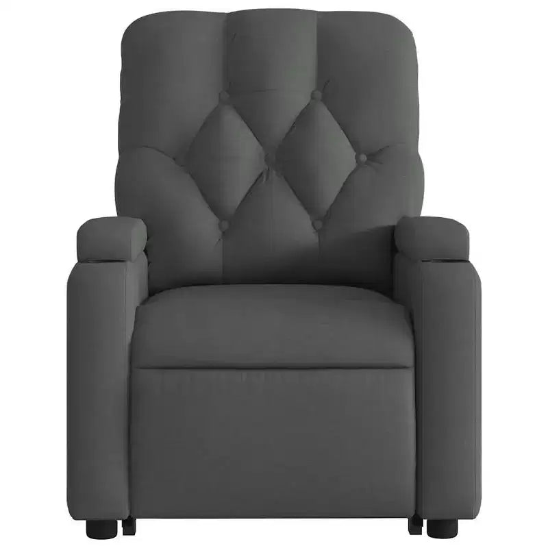 vidaXL Stand Up Massage Recliner Chair Dark Gray