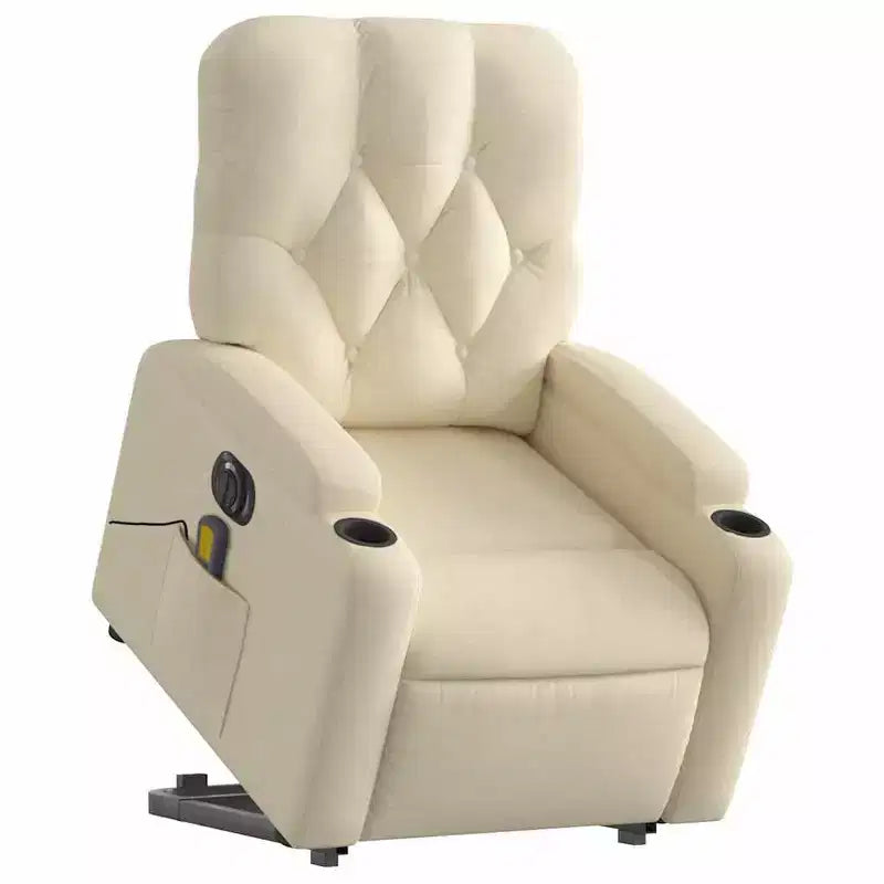 vidaXL Stand Up Massage Recliner Chair Dark Gray