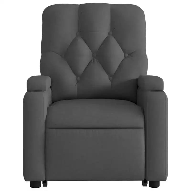 vidaXL Stand Up Massage Recliner Chair Dark Gray