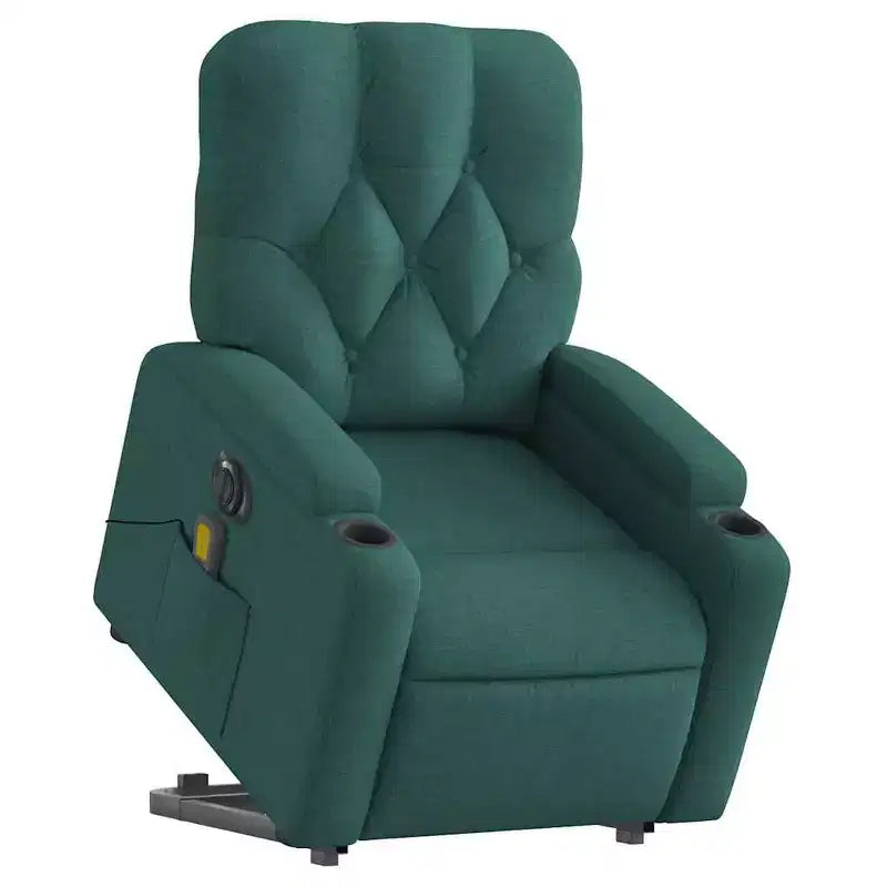 vidaXL Stand Up Massage Recliner Chair Dark Gray