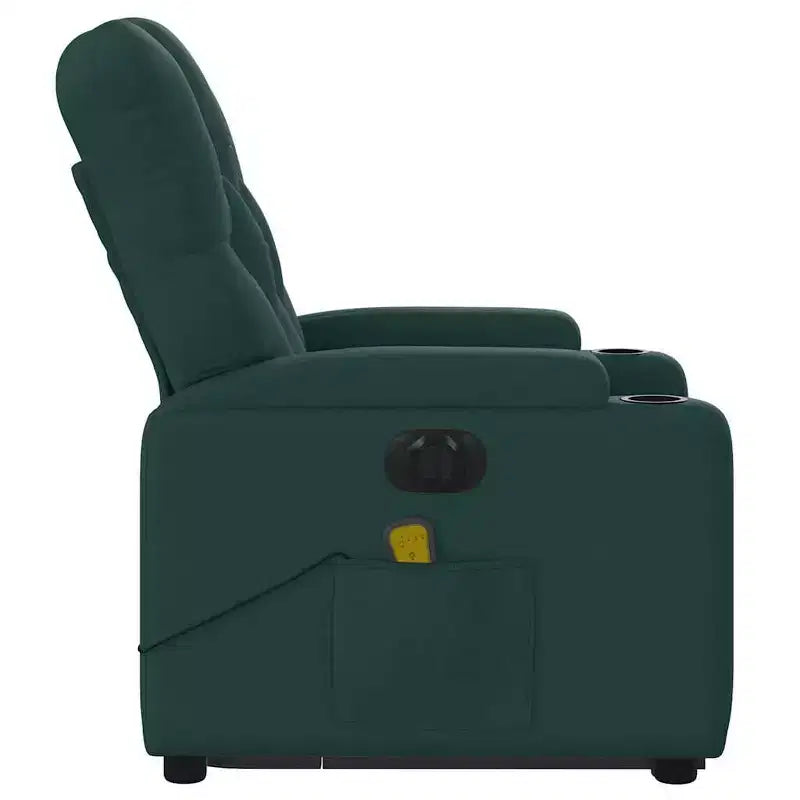 vidaXL Stand Up Massage Recliner Chair Dark Gray