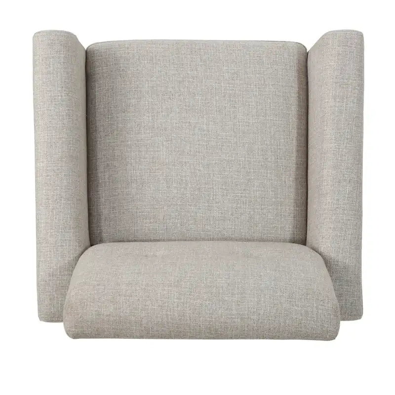31.1 Upholstered Button Tufted Club Chair with Rubber Legs