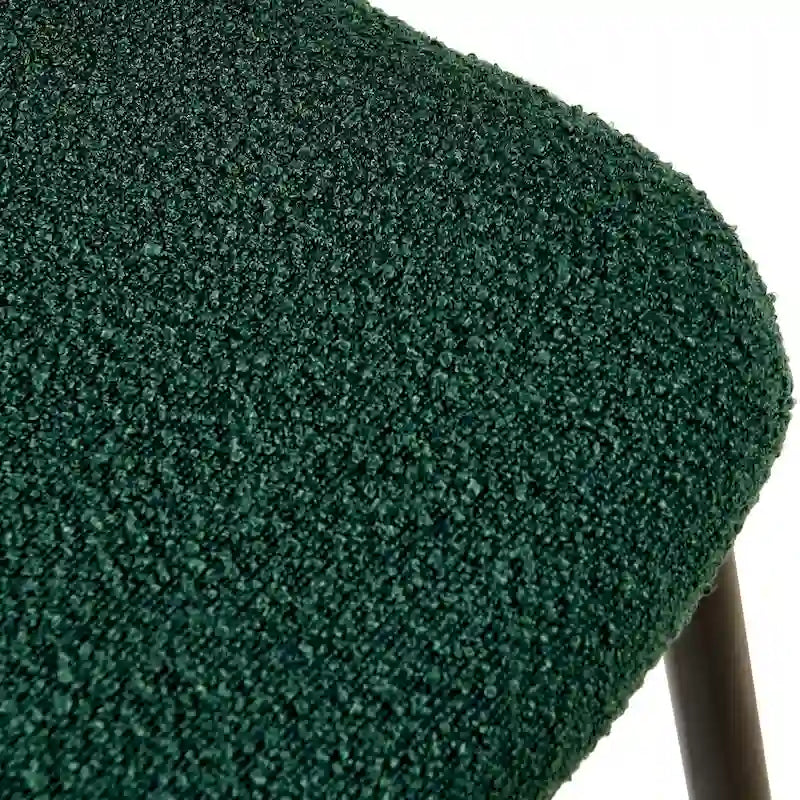 Dining Chairs Set of 4,Boucle Chairs with Natural Cane Back