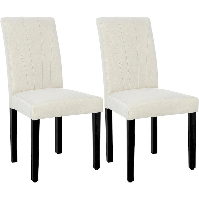 VECELO Upholstered Dining Chairs Set of 2 Parson Classic Upholstered Dining Chair,Modern 37 Parson Chairs