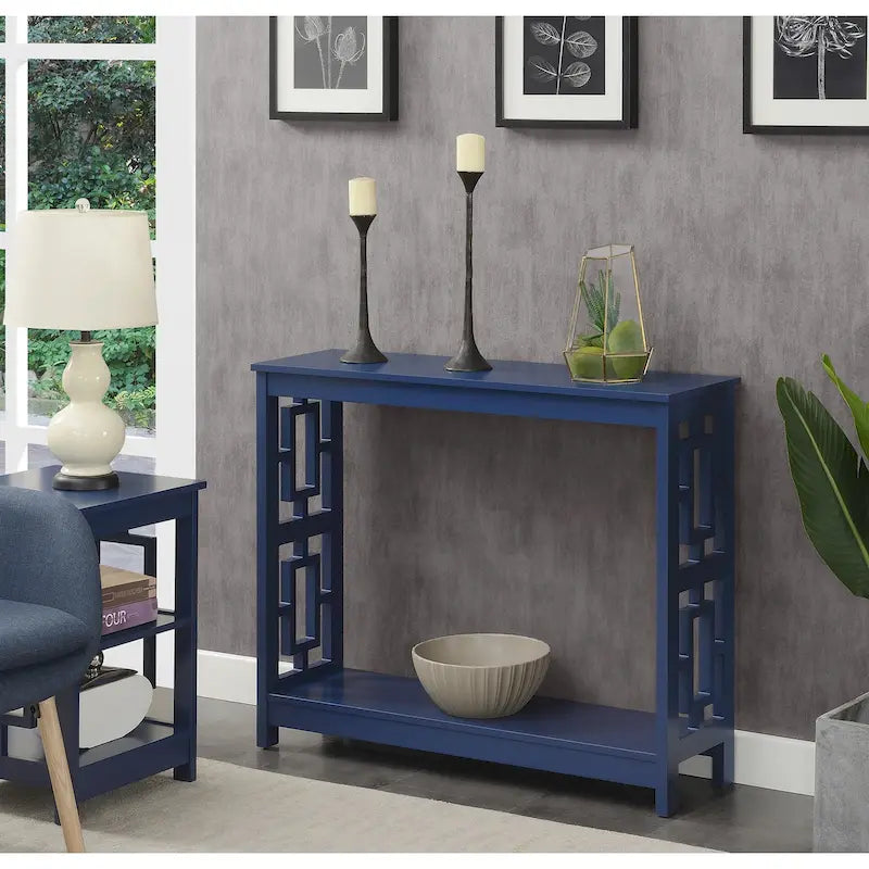 Convenience Concepts Town Square Console Table with Shelf