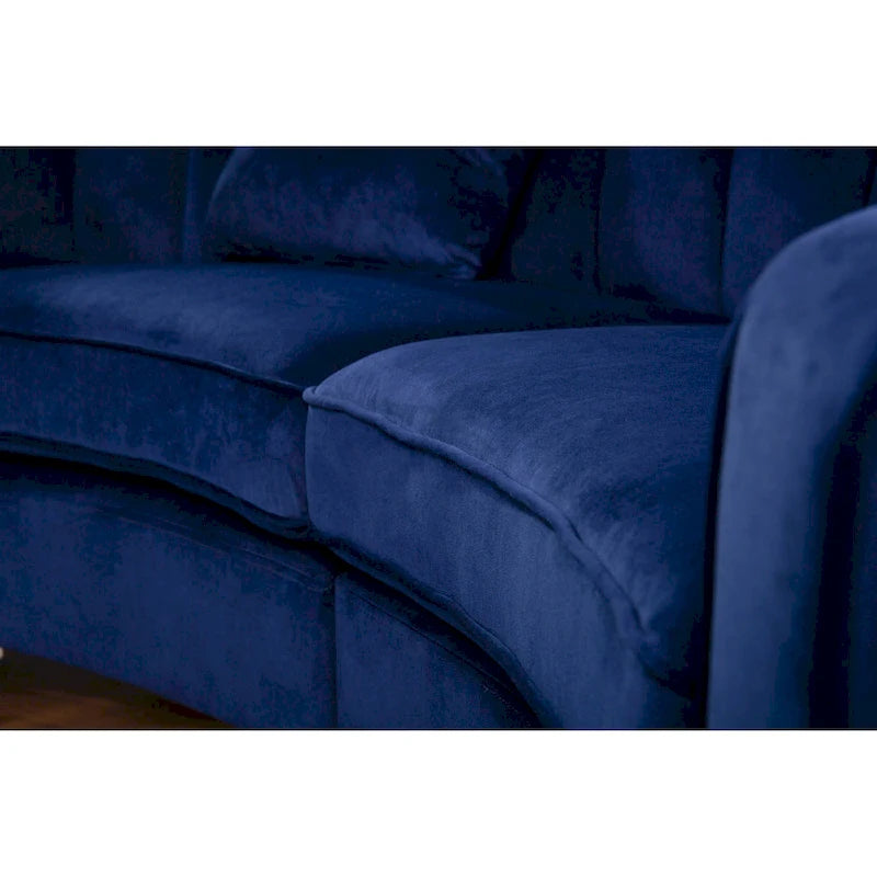 Velvet Sofas & Couches 4 Seats Round shape - 142