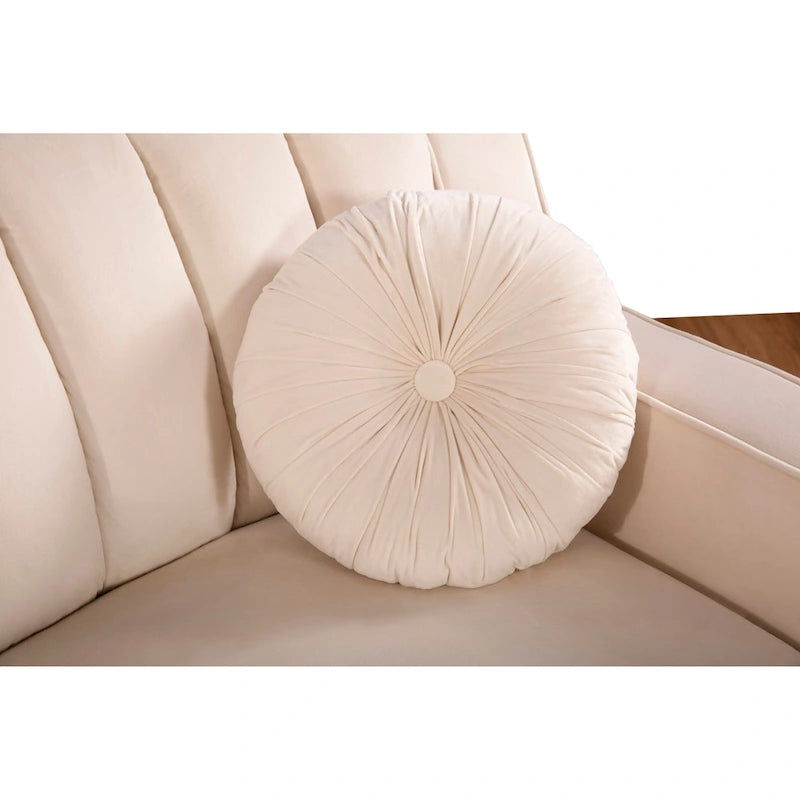 Velvet Sofas & Couches 4 Seats Round shape - 142
