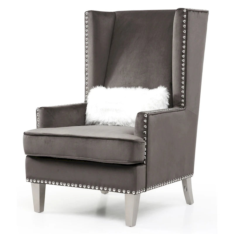 Wilshire Velvet Accent Chair
