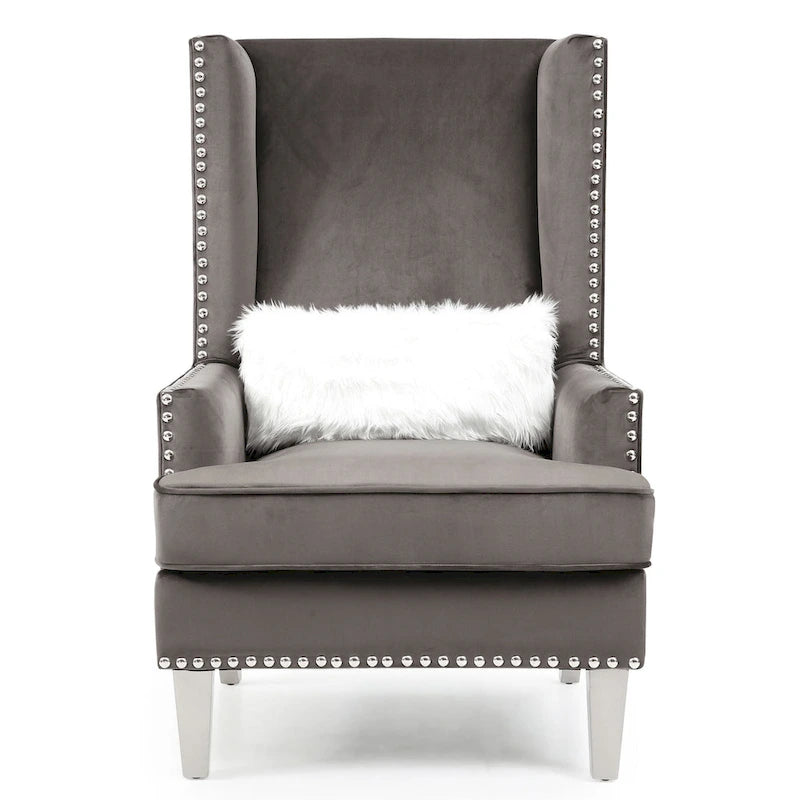 Wilshire Velvet Accent Chair