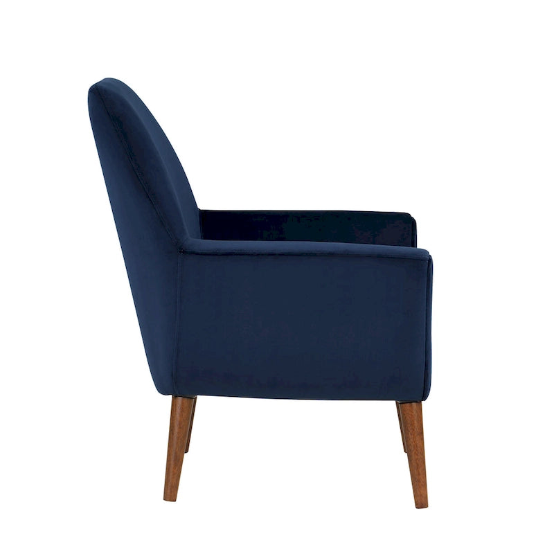 Mid-Century Velvet Arm Chair