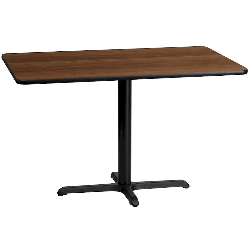 30 x 48 Rectangular Laminate Table Top w/ 23.5 x 29.5 Table Height Base - 30W x 48D x 31.125H