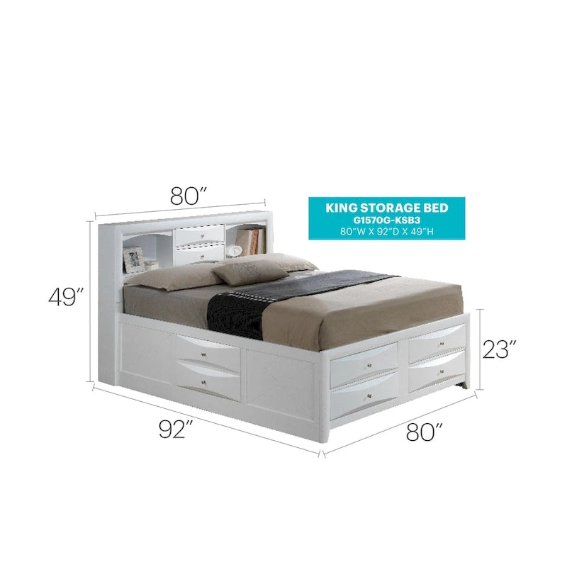 Marilla King Panel Beds