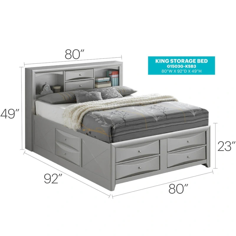 Marilla King Panel Beds