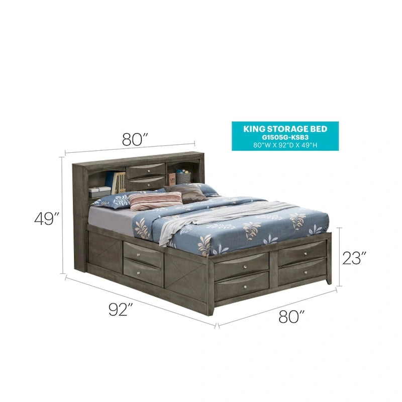 Marilla King Panel Beds