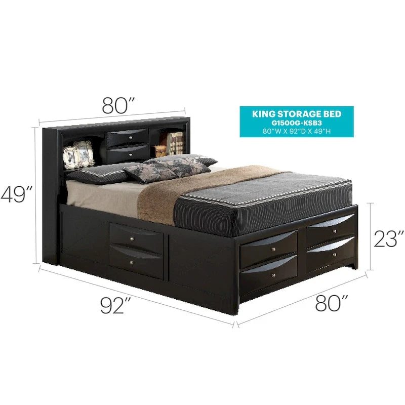 Marilla King Panel Beds