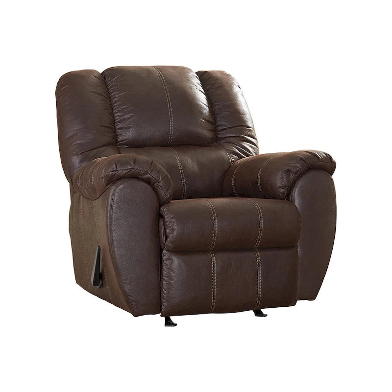 McGann Contemporary Rocker Recliner Walnut