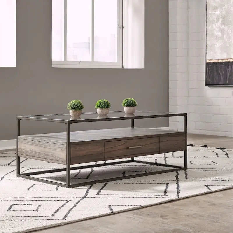 Jamestown Tobacco Rectangular Cocktail Table