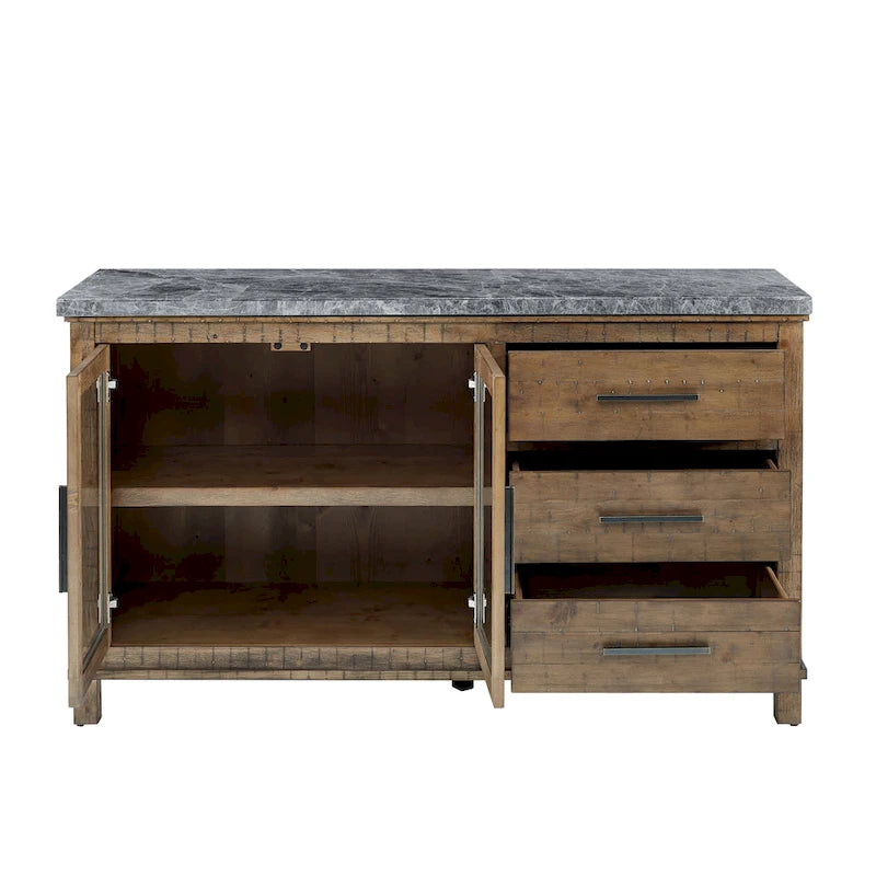 Steve Silver Marble Top Server