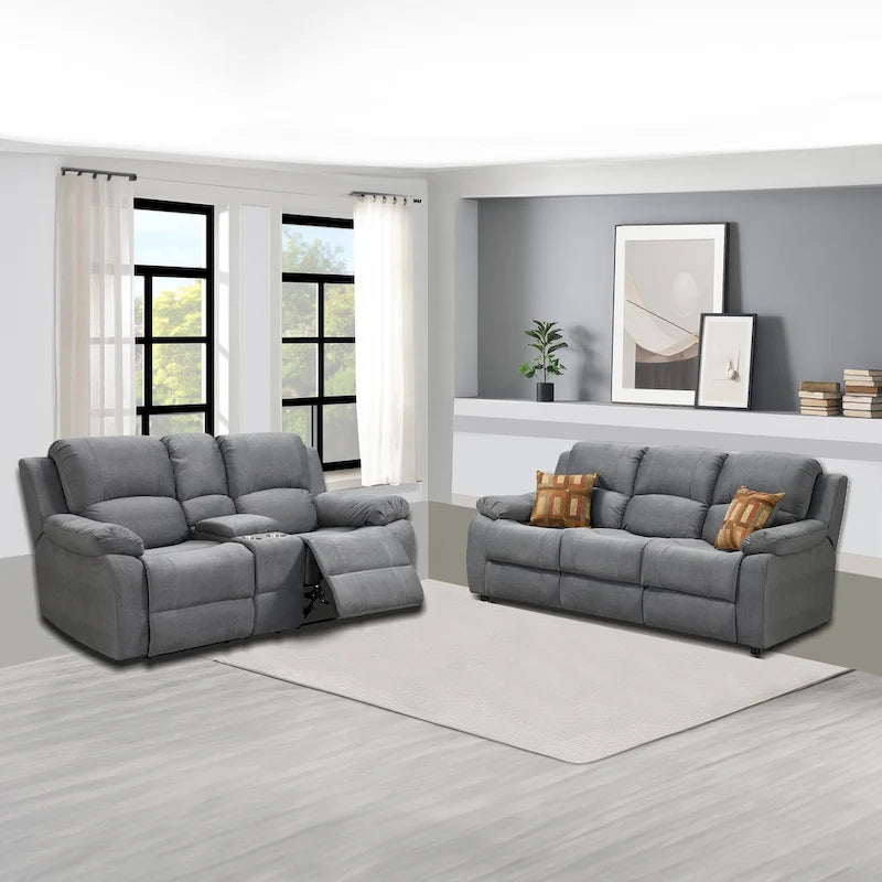 Tracey 2-Piece Transitional Queen Sofa Bed Set