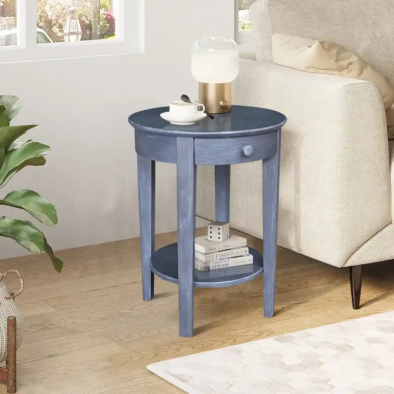 Solid Parawood Philips Accent Table