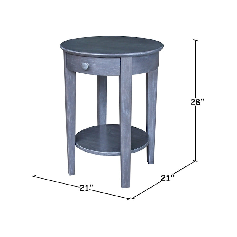 Solid Parawood Philips Accent Table
