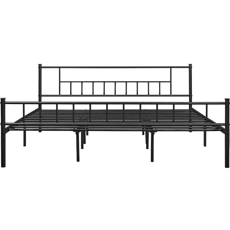 Yaheetech Basic Metal Bed Frame with Headboard and Footboard Bed Foundation