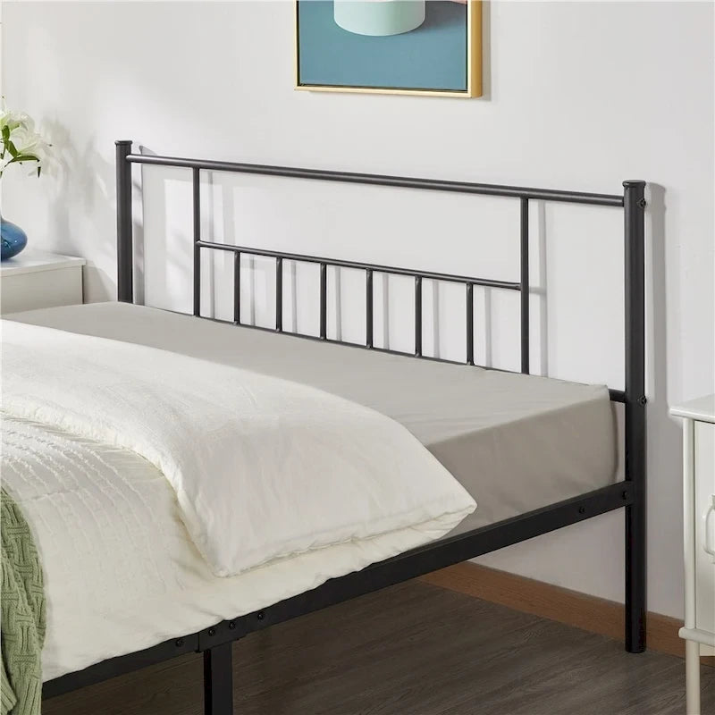 Yaheetech Basic Metal Bed Frame with Headboard and Footboard Bed Foundation
