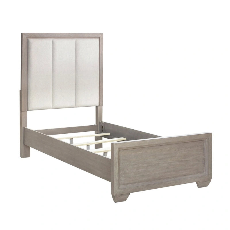 Andover Twin Upholstered Panel Bed