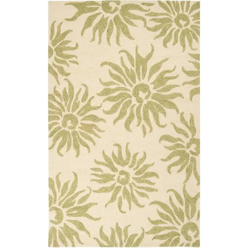 Hand-hooked Salma Transitional Floral Indoor/ Outdoor Area Rug