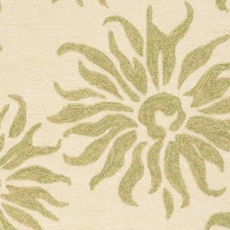 Hand-hooked Salma Transitional Floral Indoor/ Outdoor Area Rug
